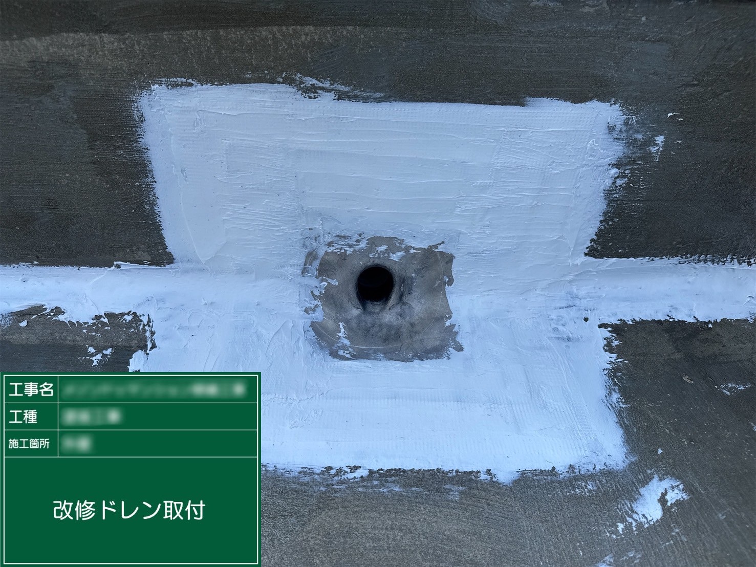 ⑤改修ドレン取付